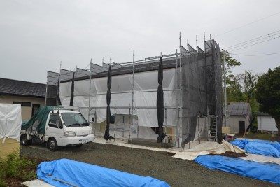 熊本県菊池郡大津町01　注文住宅建築現場リポート⑤　～大工工事～