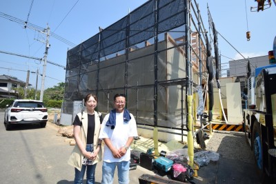 熊本県上益城郡04　注文住宅建築現場リポート⑤　～祝　上棟　後編～