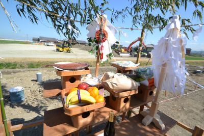 福岡県みやま市01　注文住宅建築現場リポート①　～祝　地鎮祭～